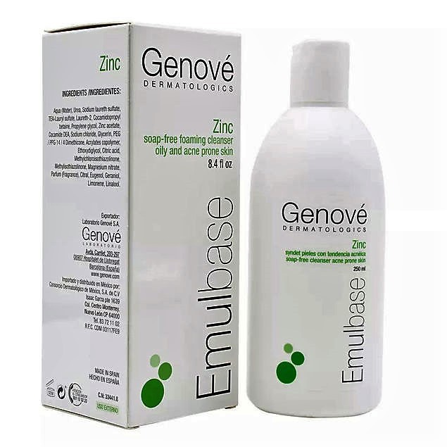 GENOVE Emulbase Zinc Cleanser 250 ml