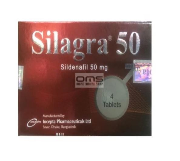 Silagra 50 mg Tablet 4's pack