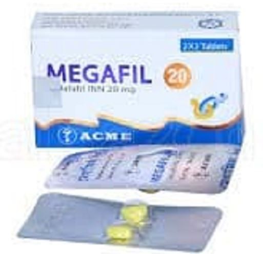 Megafil 20 mg Tablet 4's pack