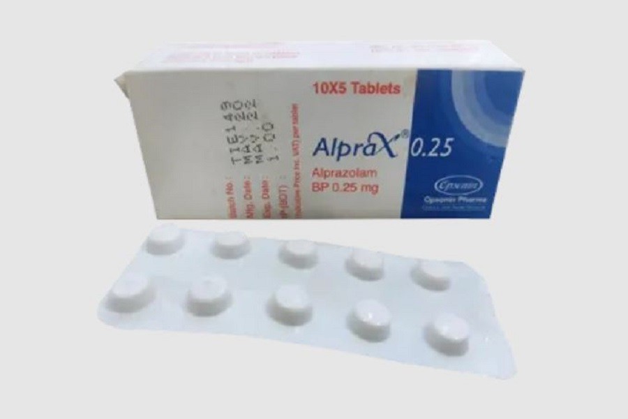 Alprax 0.25 Tablet 50's pack
