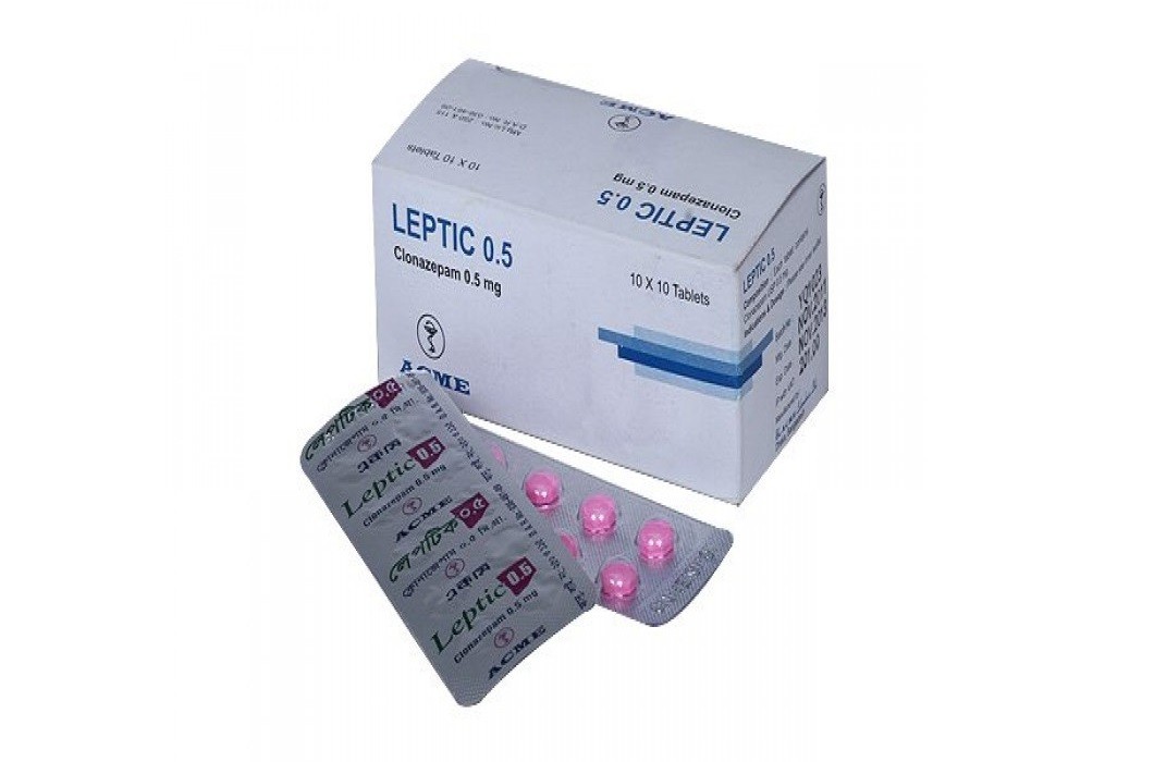 Leptic 0.5 Tablet 10's strip