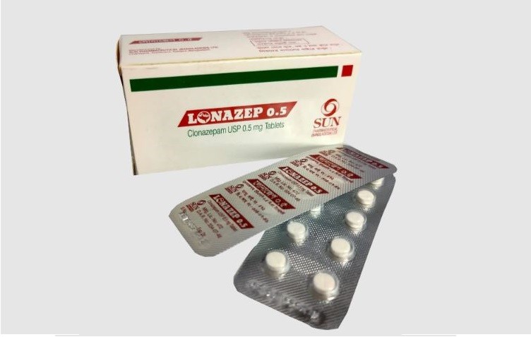 Lonazep 0.5 Tablet 100's pack