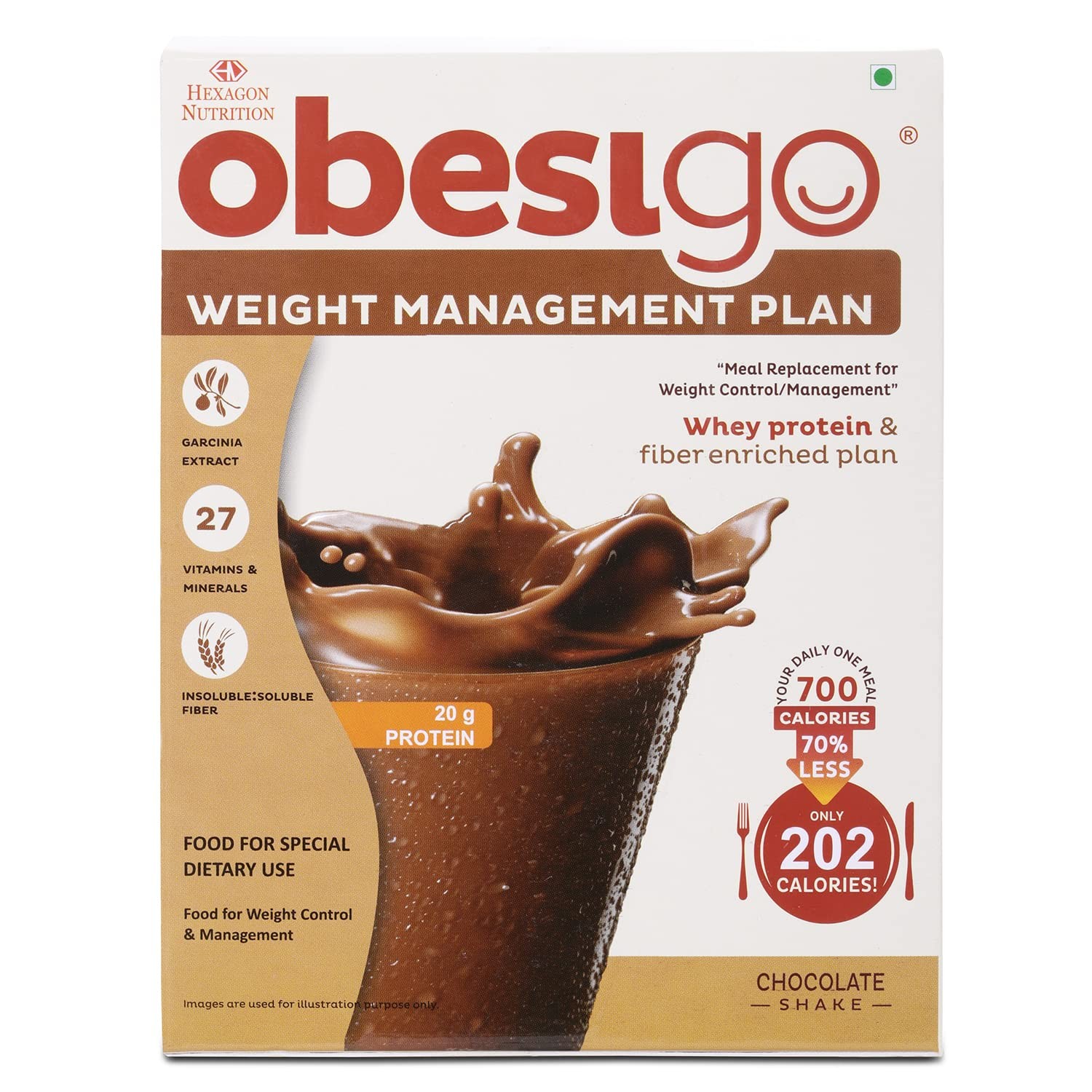 Obesigo BLCD Sachet 7 pcs chocolate