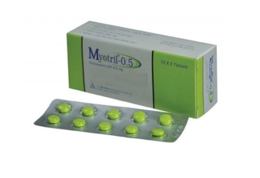 Myotril 0.5 Tablet 50's pack