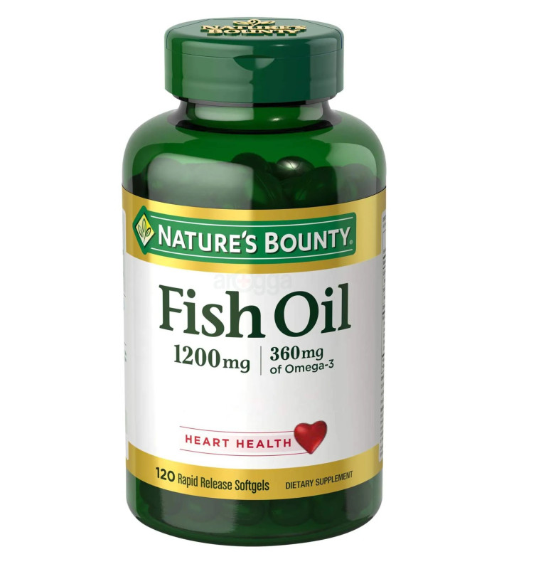 Nature’s Bounty Fish Oil 1200 mg 120 Softgels