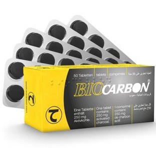 Biocarbon 250 mg Tablet 50 pcs