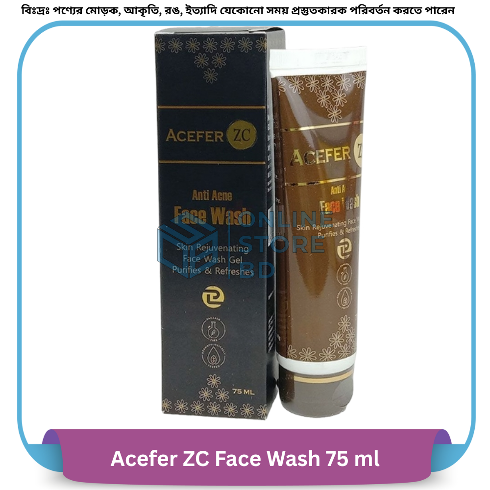 Acefer ZC Face Wash 75 ml