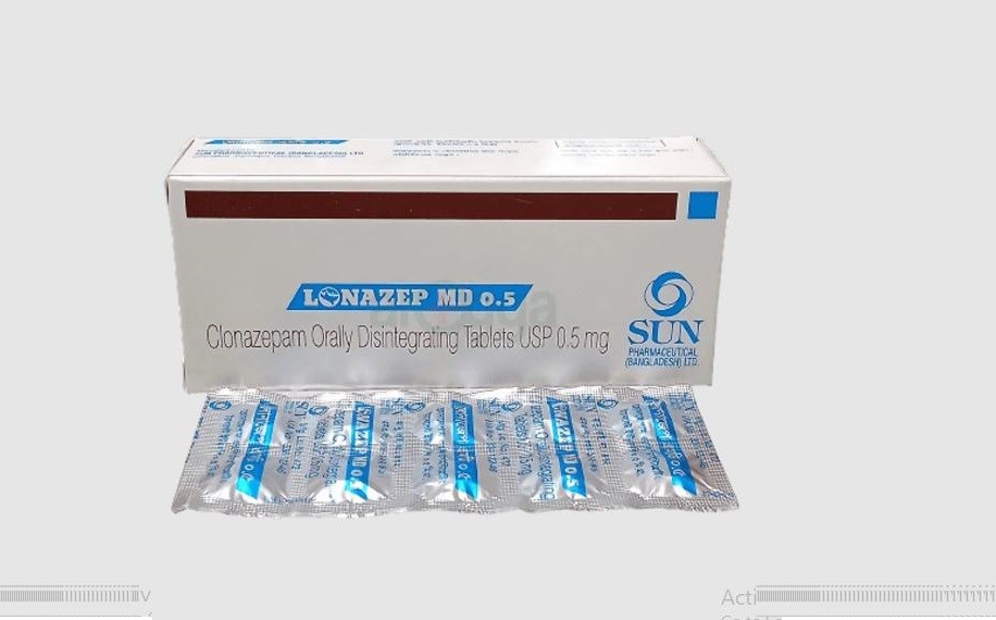 Lonazep MD 0.5 Tablet 100's pack