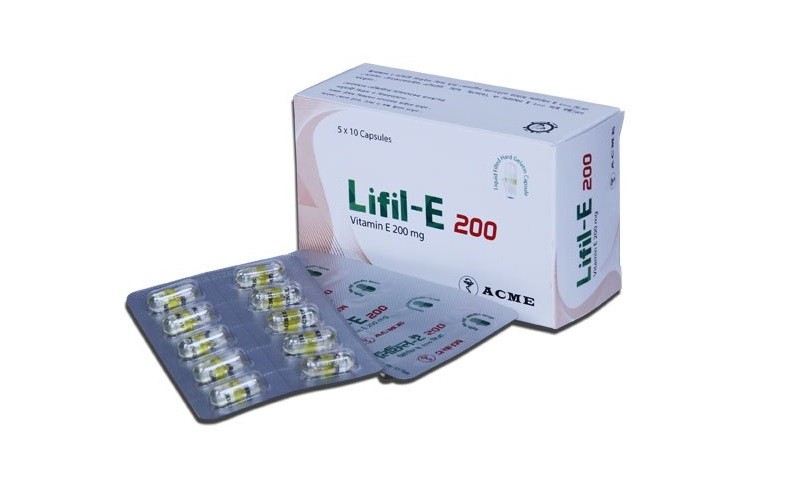Lifil-E 200 Capsule 50's pack