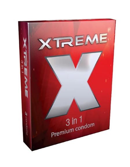 Xtreme 3 in 1 Premium Condom 3's pkt