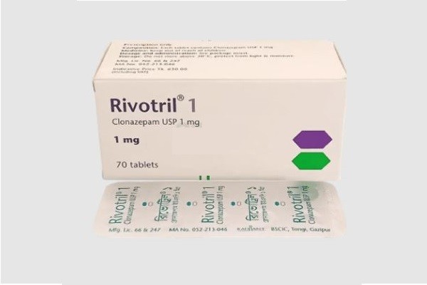 Rivotril 1 Tablet 70's pack