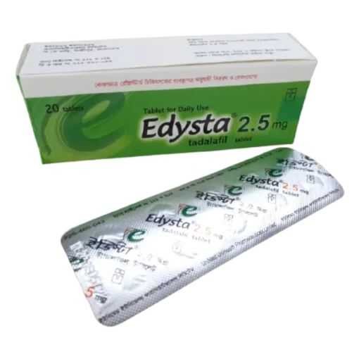 Edysta 2.5 mg Tablet 20's pack