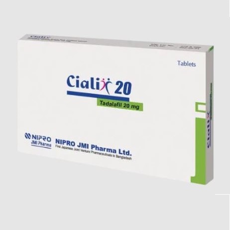 Cialix 20 mg Tablet 4's pack