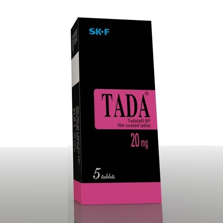 Tada 20 mg Tablet 5's pack