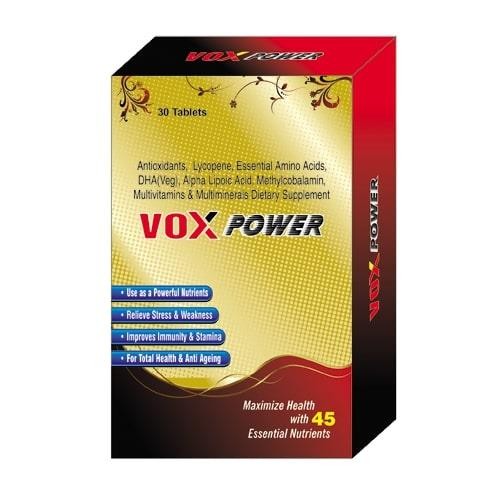 Vox power tablet 30's Pack