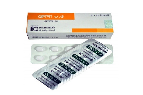 Cloma 0.5 Tablet 10's strip