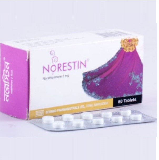 Norestin Tablet 5 mg 60's pack
