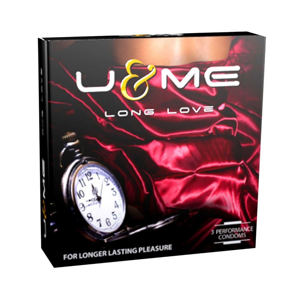 U & Me Long Love Condom 3's pkt