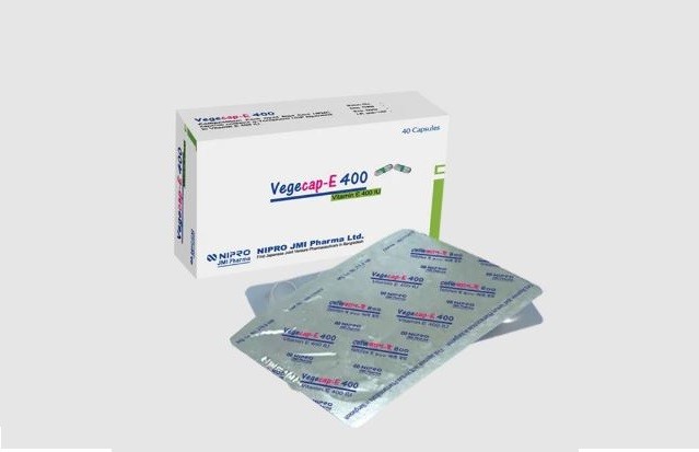 Vegecap-E 400 Capsule 40's pack