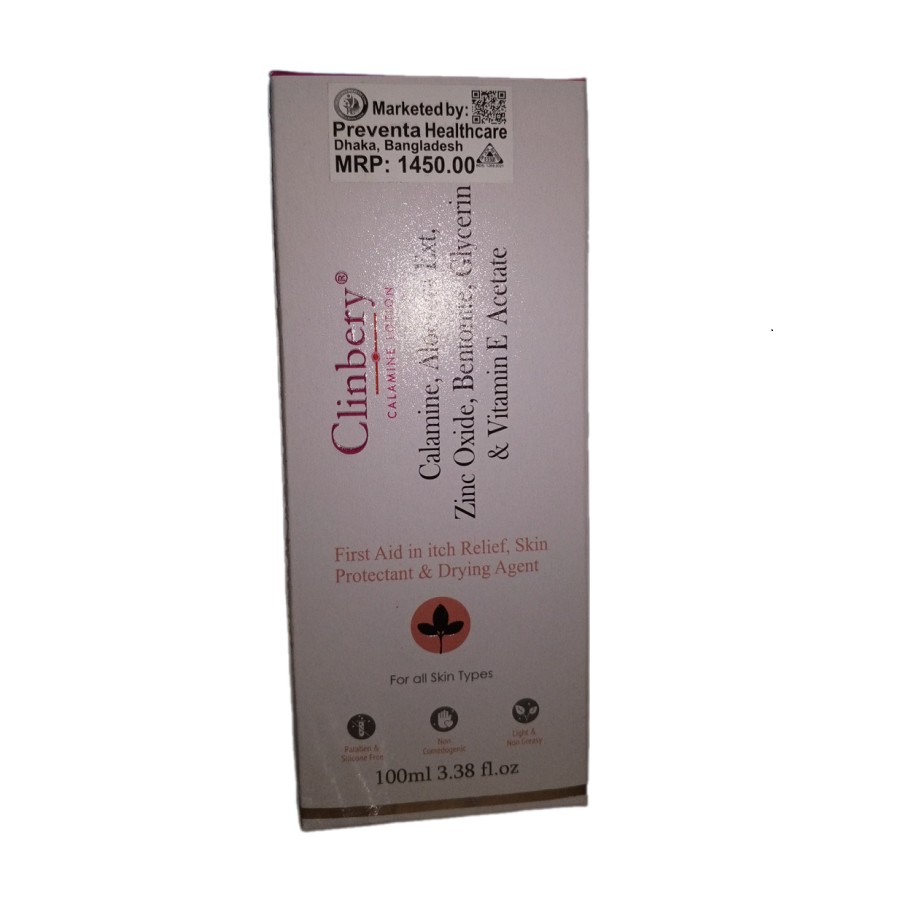 Clinbery Calamine Lotion 100 ml