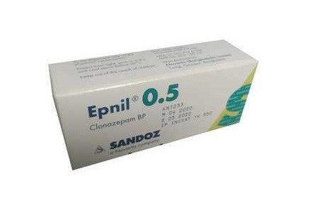 Epnil 0.5 Tablet 10's strip