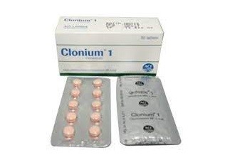 Clonium 1 Tablet 10's strip