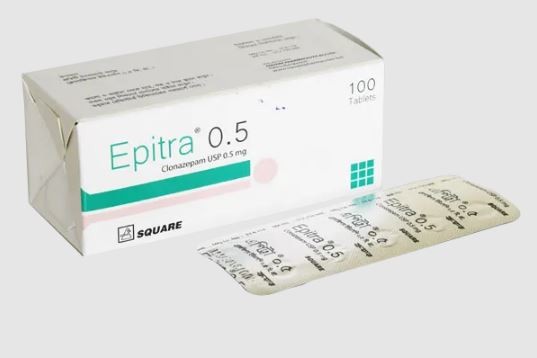 Epitra 0.5 Tablet 10's strip