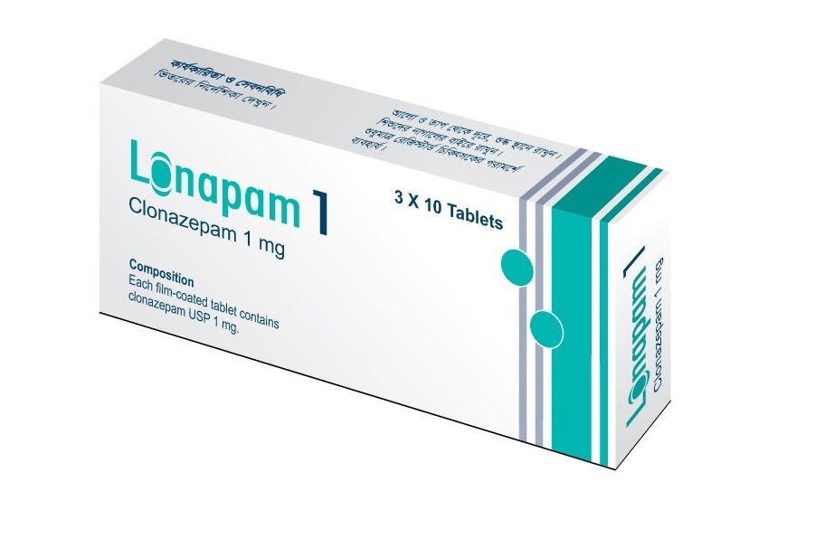 Lonapam 1 Tablet 10's strip